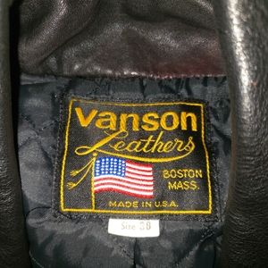Men's Vanson leather jacket